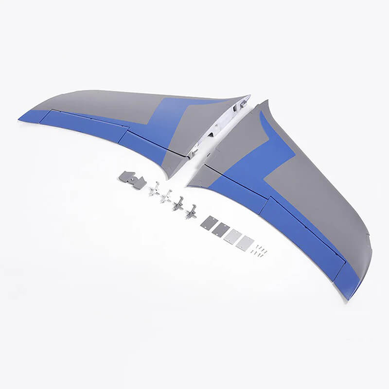 image FMS INTEGRAL MAIN WING SET - BLUE - Image 1