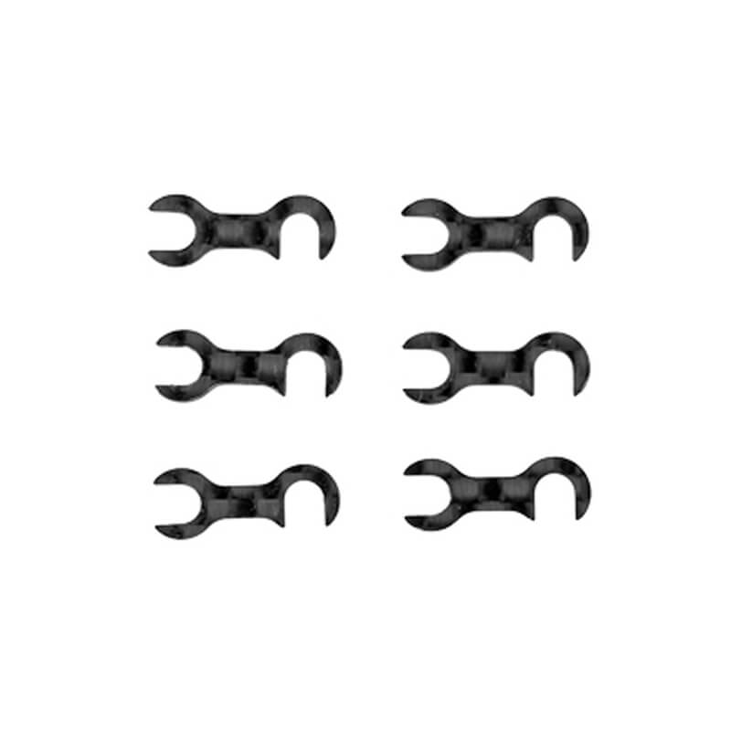 image TEAM ASSOCIATED TC8 FT CARBON FIBRE STEERING BLOCK MOUNT SHIMS - Image 1