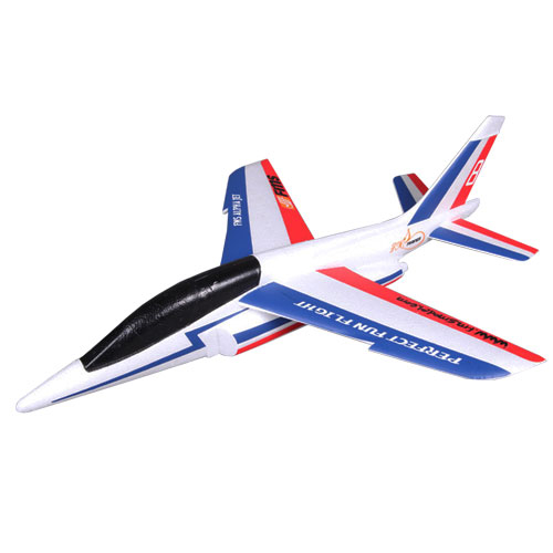 image FMS 600MM FREE FLIGHT ALPHA GLIDER KIT (BLUE AND RED) - Image 1
