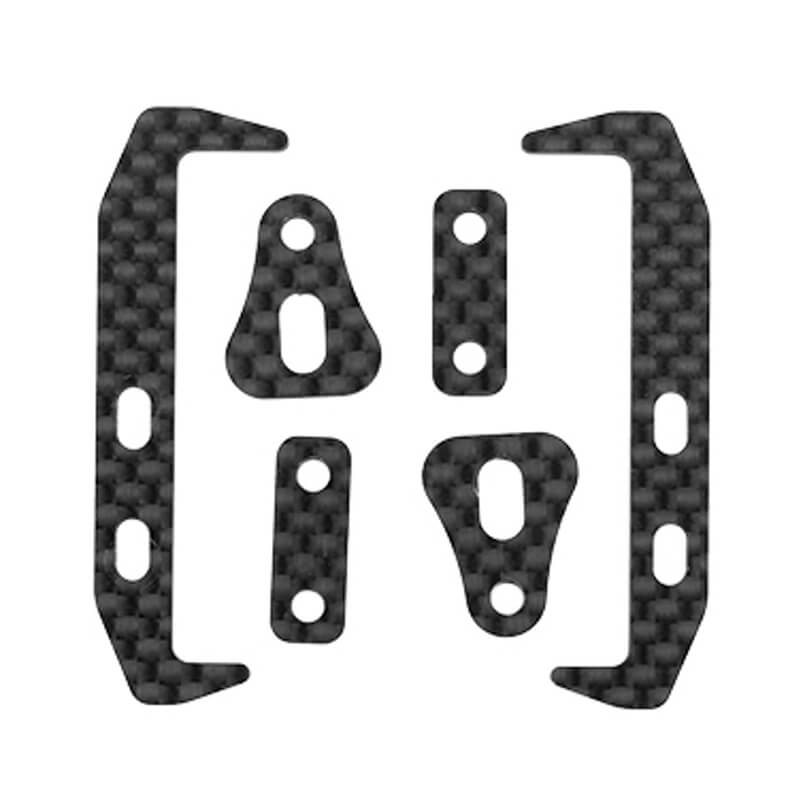 image TEAM ASSOCIATED TC8 FT CARBON FIBRE BATTERY HOLDER SET - Image 1