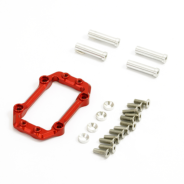 image FASTRAX ARRMA ALU SERVO MOUNT FOR 1/8 KRATON EXB 6S - RED - Image 1