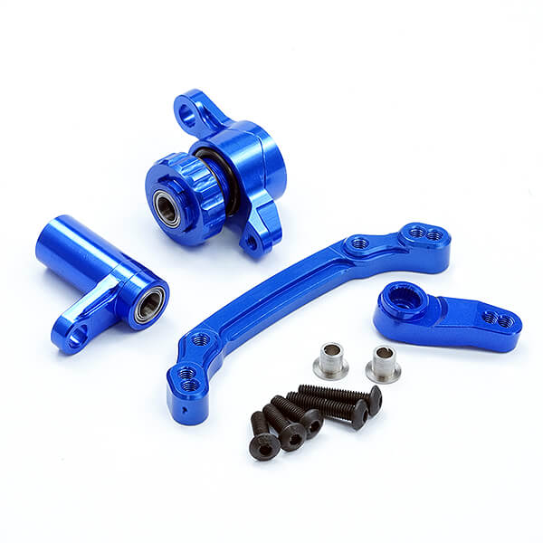 image FASTRAX TEAM ASSOCIATED RIVAL MT10 ALUMINIUM BALLRACED STEERING ASSEMBLY - Image 1