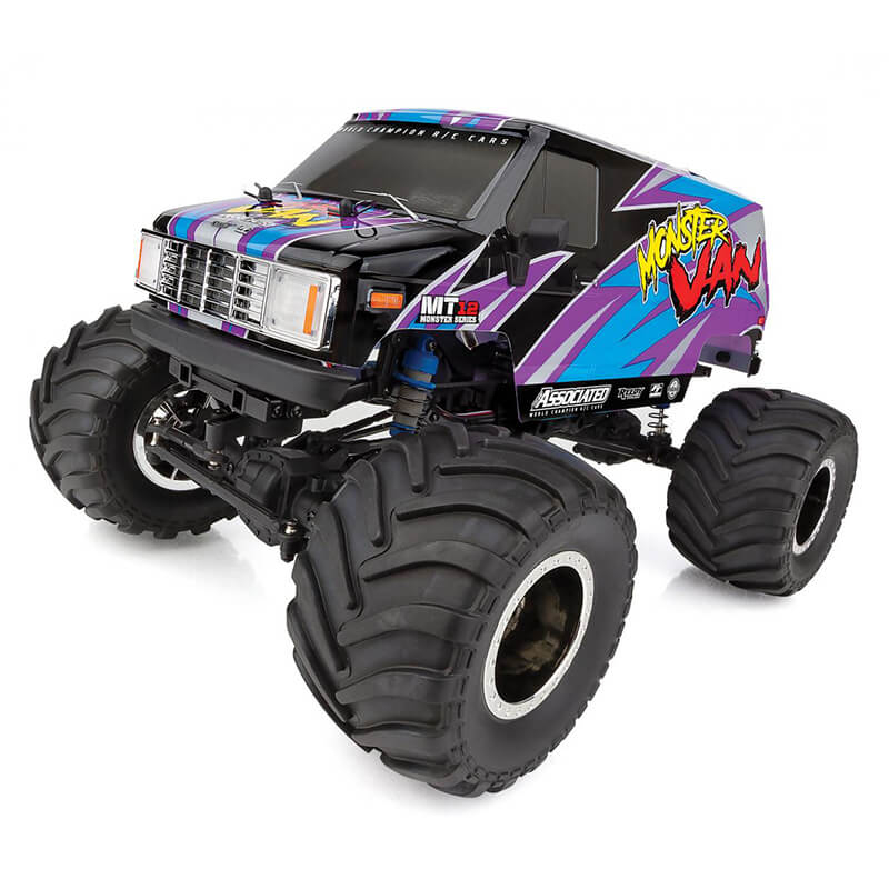 image TEAM ASSOCIATED MT12 MONSTER VAN RTR COMBO - Image 1