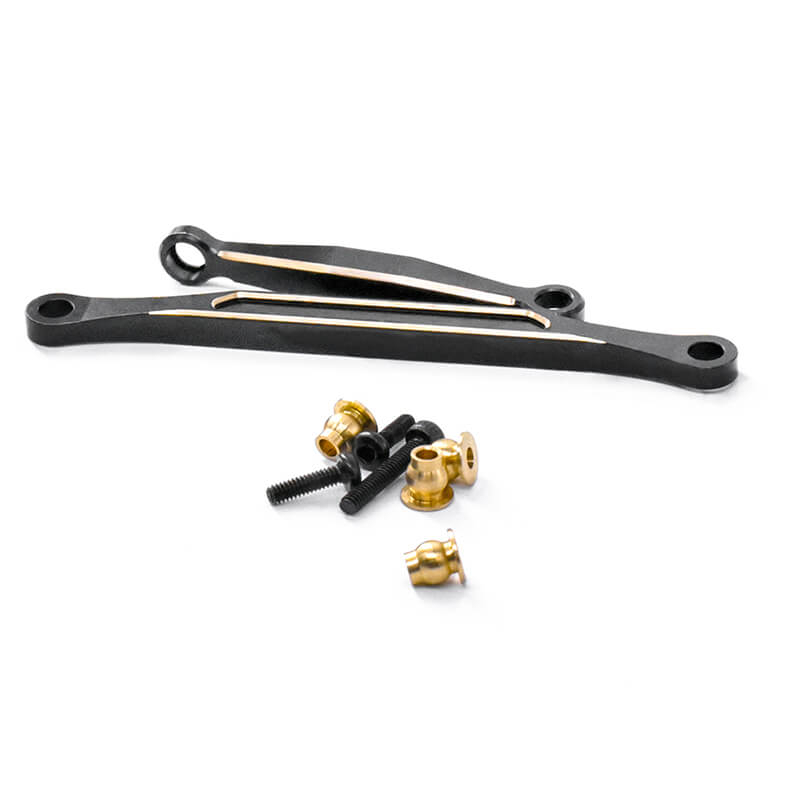 image FASTRAX FCX24 BLACK BRASS STEERING SET (2PC) - Image 1