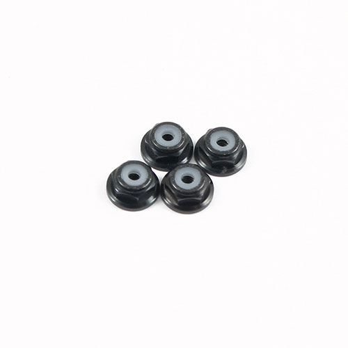 image Fastrax M2 Black Flanged Locknuts - Image 1