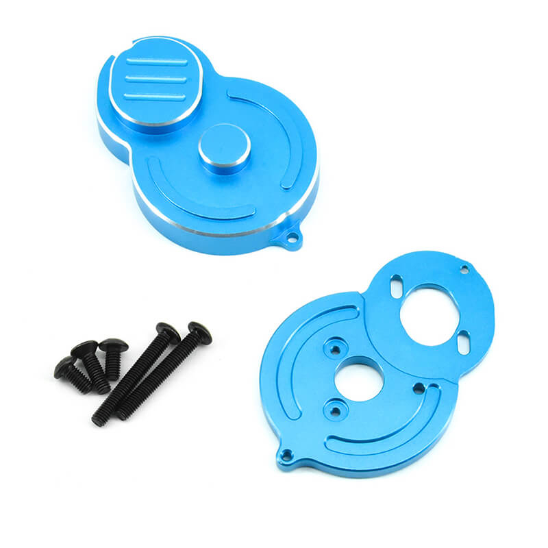 image FASTRAX TAMIYA BBX BB-01 ALUMINIUM MOTOR PLATE & GEAR COVER - Image 1