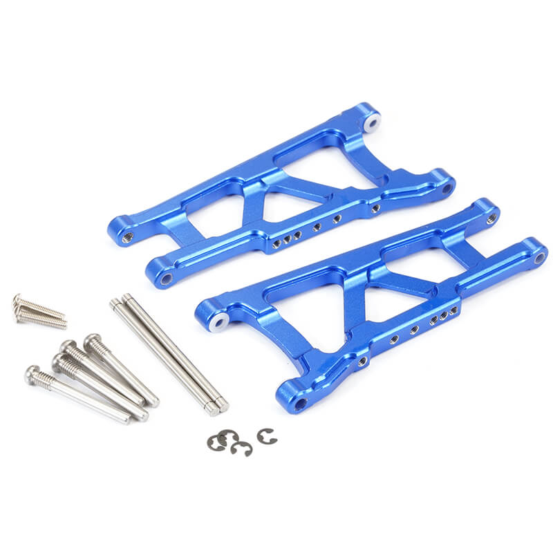 image FASTRAX TRX FITS SLASH/STAMPEDE 4x4 BLUE ALUMINIUM FRONT LOWER ARMS - Image 1