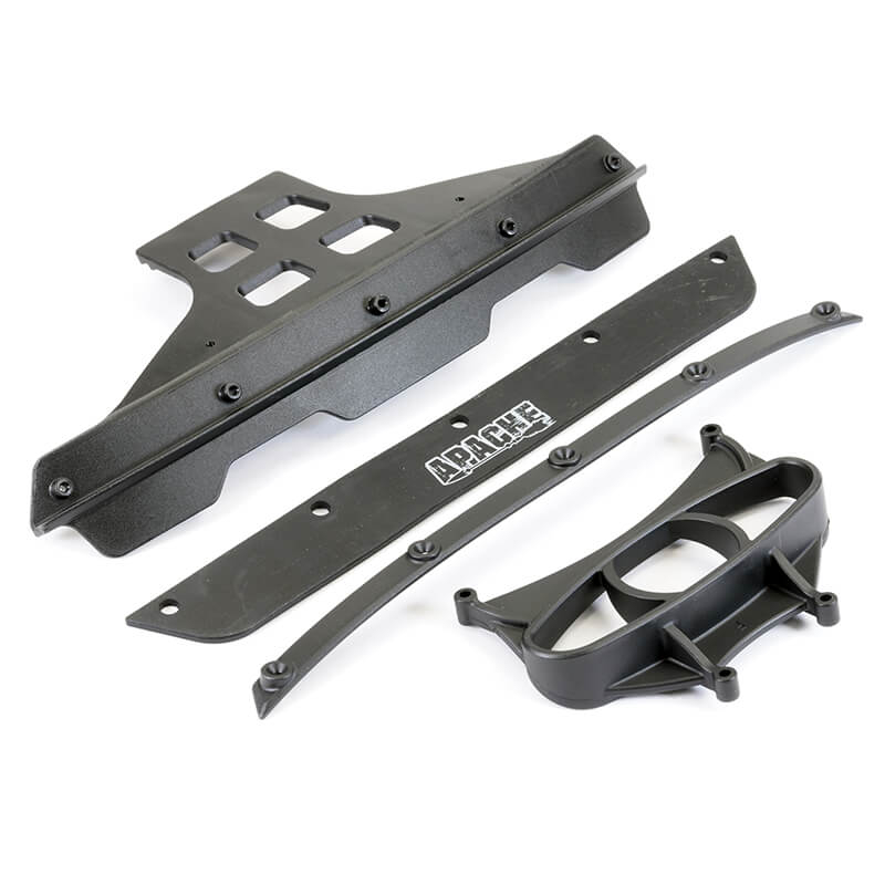 image FTX APACHE FRONT BUMPER, MOUNT & RUBBER FLAP SET - Image 1