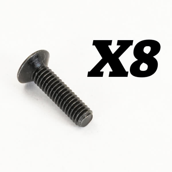 image FTX ROKATAN FLAT HEAD CROSS SCREW M2.5X10 - Image 1