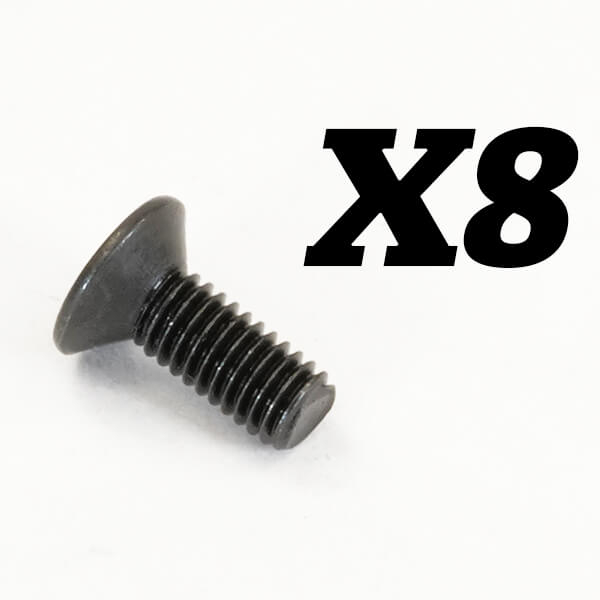 image FTX ROKATAN FLAT HEAD CROSS SCREW M3X8 - Image 1