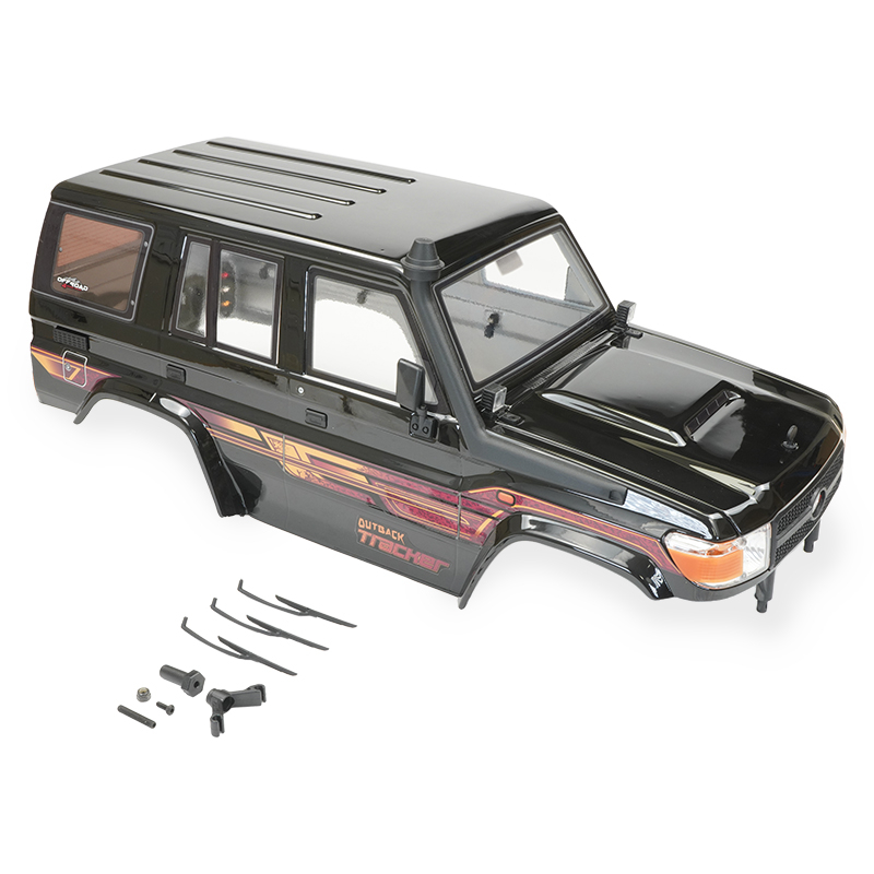 image FTX TRACKER PRE-ASSEMBLED PC BODY BLACK - Image 1