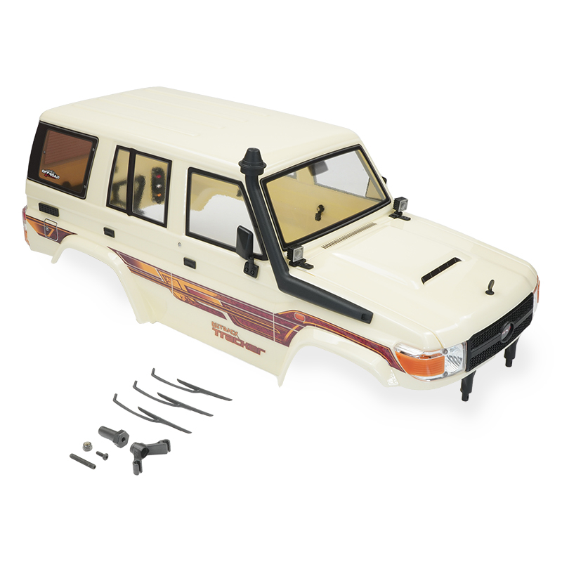 image FTX TRACKER PRE-ASSEMBLED PC BODY WHITE - Image 1