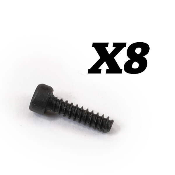 image FTX CAP HEAD SELF-TAPPING 2X8MM SCREWS - Image 1