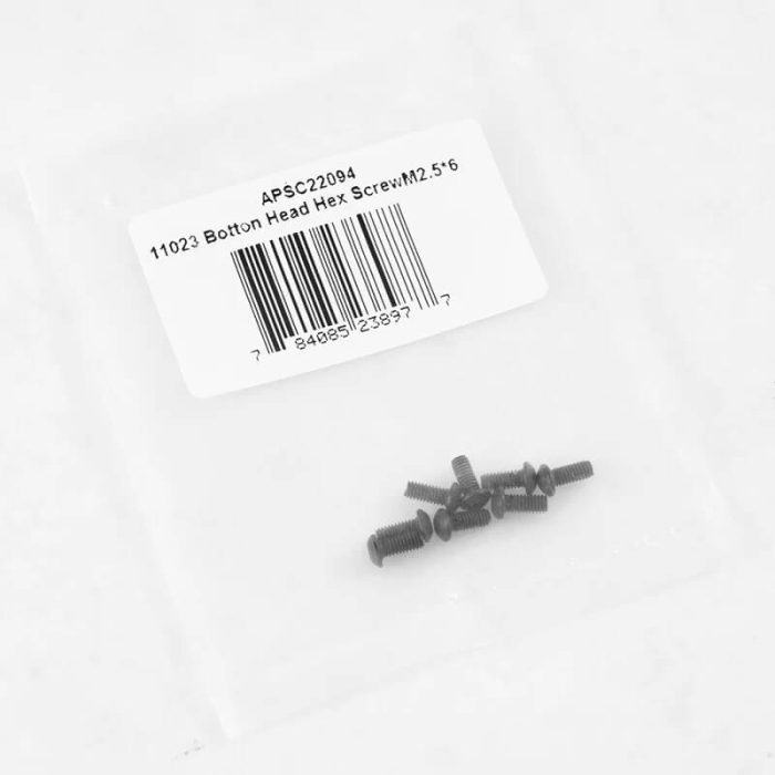 FMS BOTTON HEAD HEX SCREW M2.5*6 - Image 1