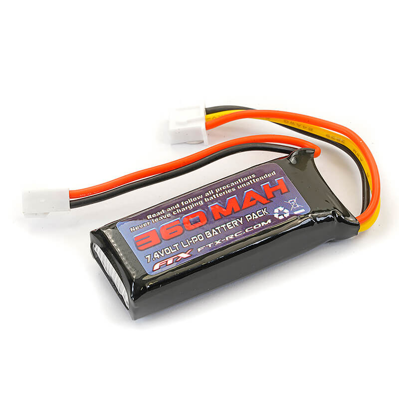 image FTX UTAH 7.4V 360MAH LIPO BATTERY - Image 1