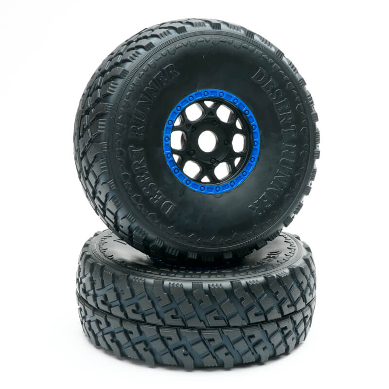 image FTX GRAND APACHE MOUNTED WHEEL & TYRE (PR) - BLUE - Image 1