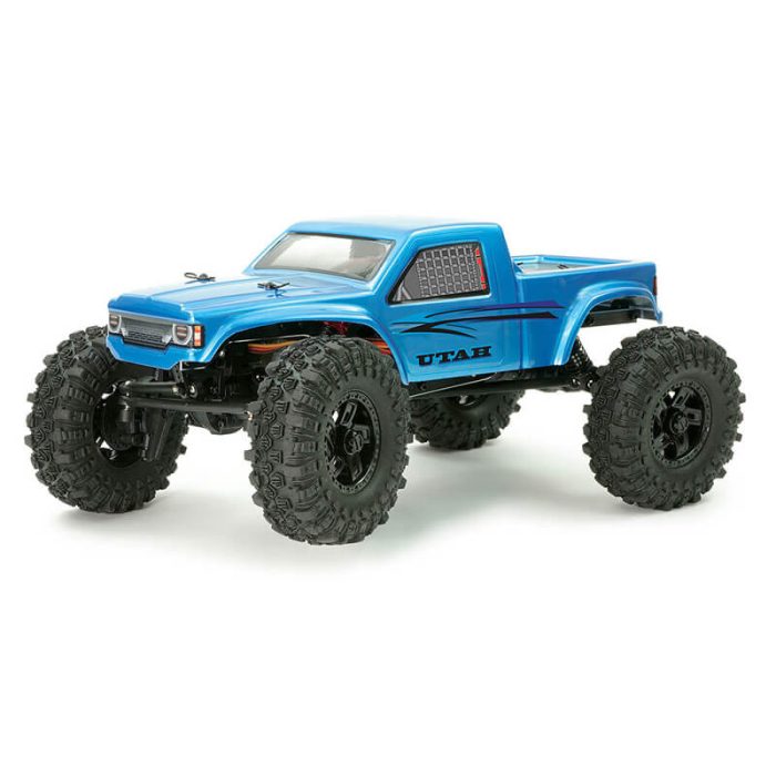 FTX UTAH 1:18 BRUSHED COMP LOW PROFILE RTR CRAWLER - BLUE - Image 1