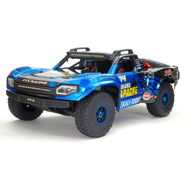 FTX GRAND APACHE 1/7 BRUSHLESS 8S TROPHY TRUCK - BLUE - Image 1