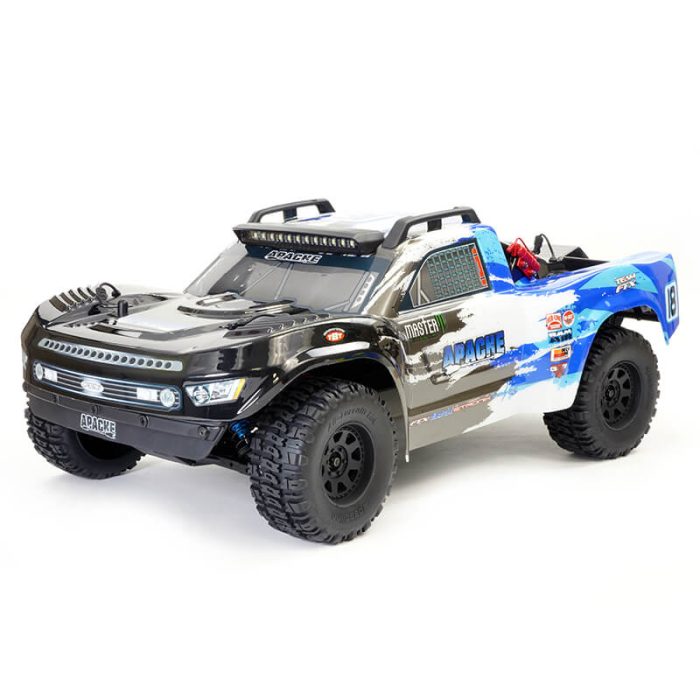 FTX APACHE 1/10 BRUSHLESS TROPHY TRUCK RTR - BLUE - Image 1