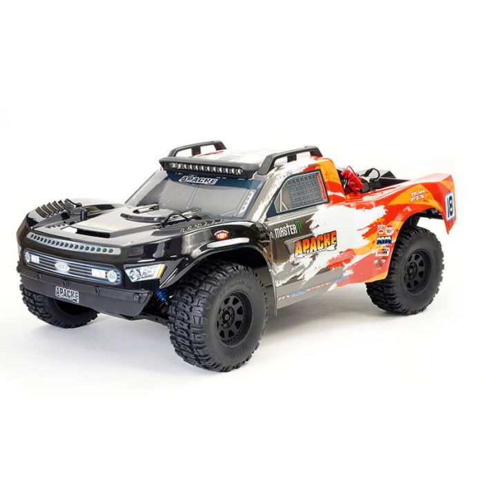 FTX APACHE 1/10 BRUSHLESS TROPHY TRUCK RTR - RED - Image 1