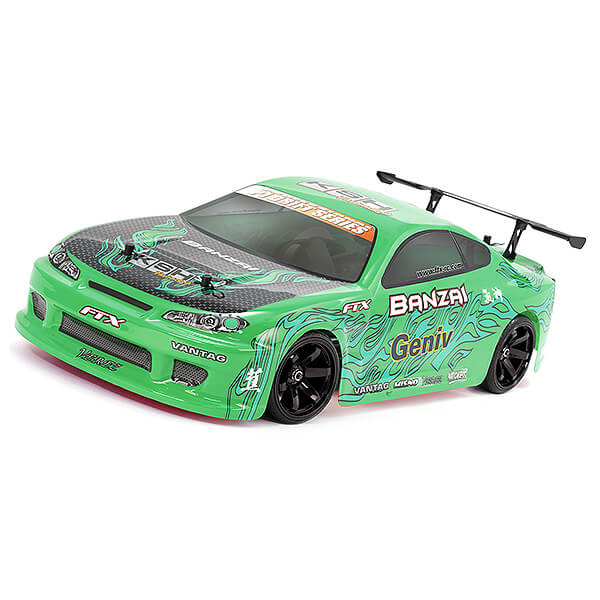 image FTX BANZAI 4WD RTR 1/10 BRUSHED DRIFT CAR - GREEN - Image 1