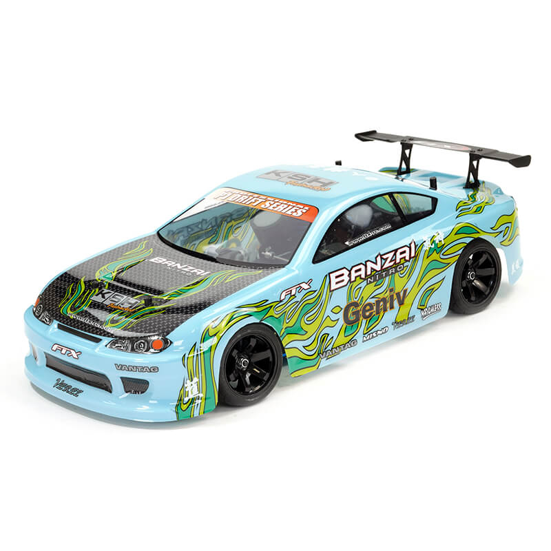 image FTX BANZAI 1/10 STREET/DRIFT NITRO 4WD RTR CAR - BLUE - Image 1