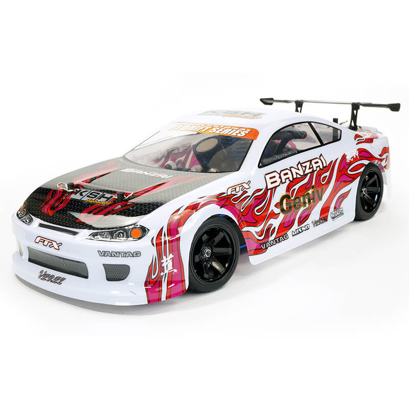 image FTX BANZAI 1/10 STREET/DRIFT NITRO 4WD RTR CAR - WHITE - Image 1