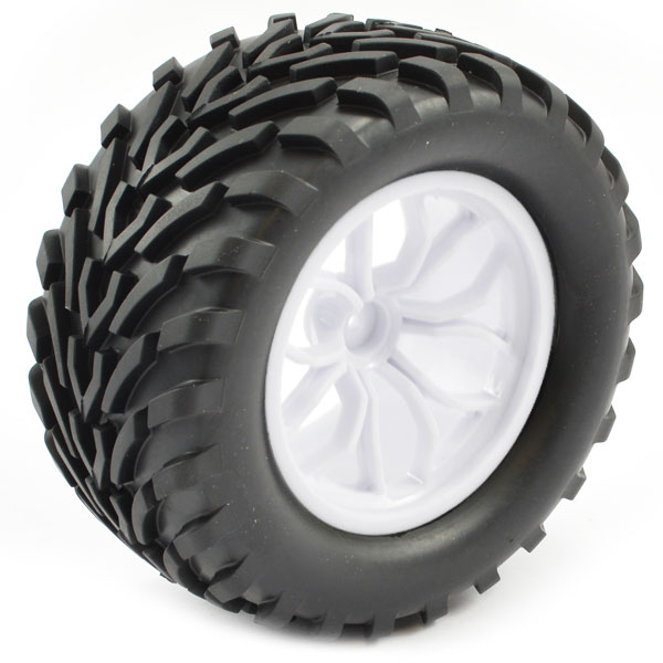 image FTX BUGSTA MOUNTED WHEEL/TYRE COMPLETE PAIR - WHITE - Image 1