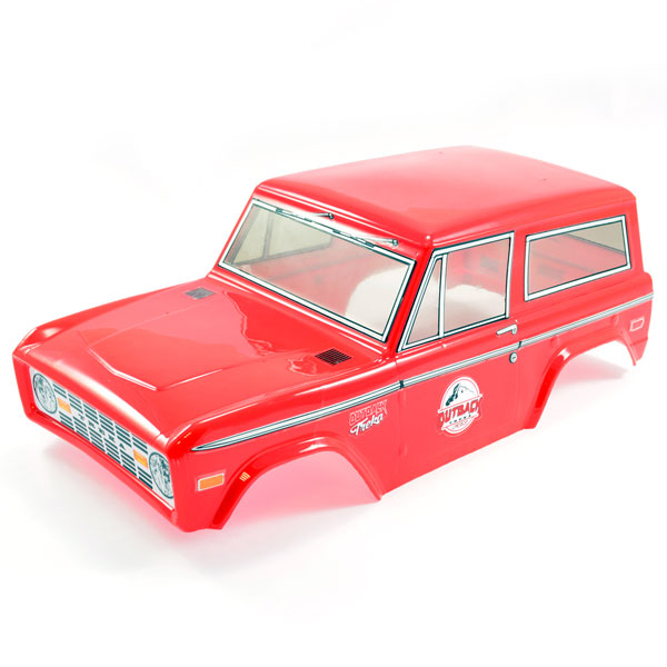 image FTX OUTBACK PAINTED TREKA BODYSHELL - RED - Image 1