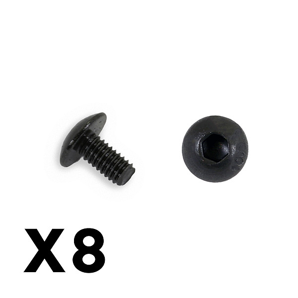 image FTX OUTBACK BUTTON HEAD SCREW M2.5*5 (8) - Image 1