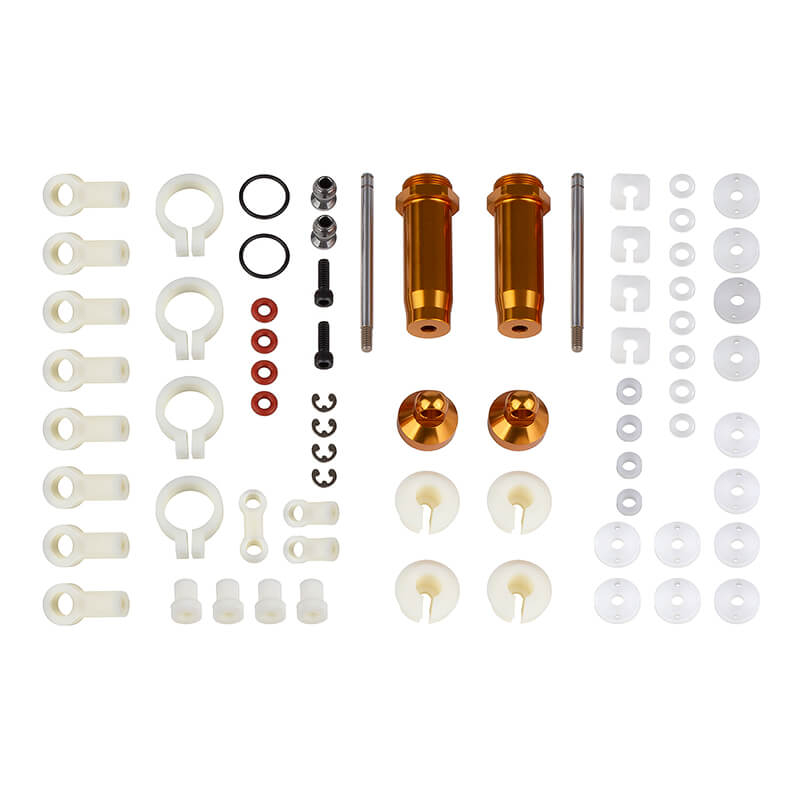 image TEAM ASSOCIATED RC10T FRONT SHOCK KIT 1.02 IN (PR) GOLD - Image 1
