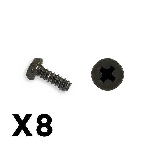 image FTX OUTBACK MINI 3.0 ROUND HEA D SELF TAPPING SCREW 1.7X5 (8PC) - Image 1