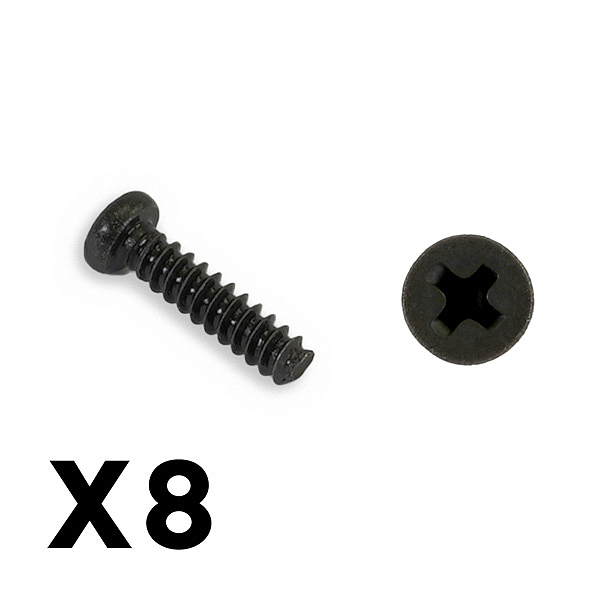 image FTX OUTBACK MINI 3.0 ROUND HEA D SELF TAPPING SCREW 2X8 (8PC) - Image 1