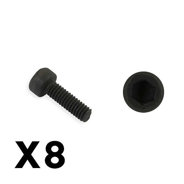 image FTX OUTBACK FURY COLUMN HEX HEAD SELF TAPPING 2.5X8MM SCREW (8PC) - Image 1