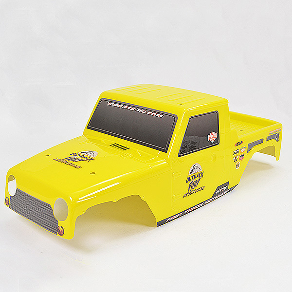 image FTX FURY X PRINTED DROPCAB BODY - YELLOW - Image 1