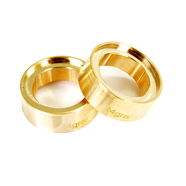 image FTX MINI OUTBACK 2.0 BRASS 24G WHEEL WEIGHTS (PR) - Image 1