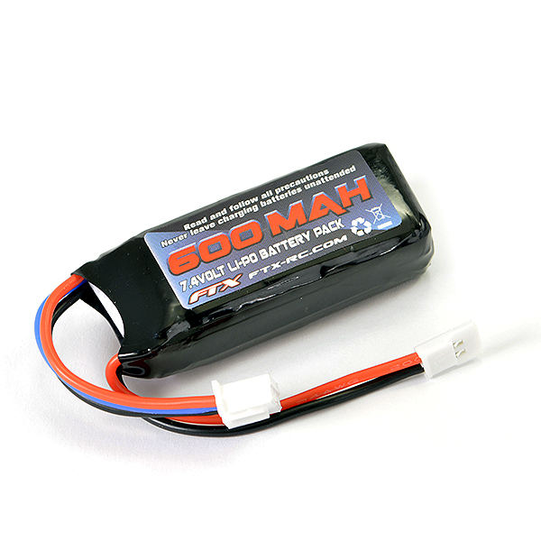 image FTX OUTBACK MINI X 2.0 7.4V 600MAH 2S LIPO BATTERY - Image 1
