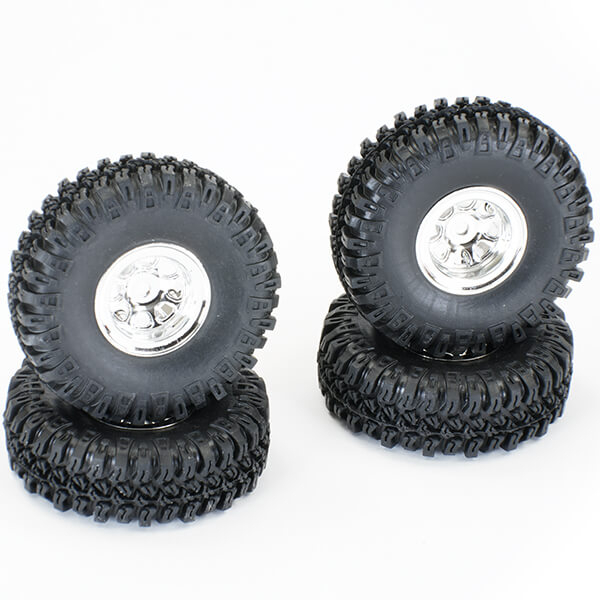 image FTX OUTBACK MINI X 2.0 GRABBER MOUNTED TYRES/CHROME WHEELS - Image 1