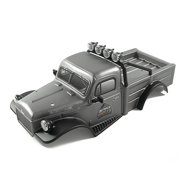 image FTX OUTBACK MINI X 2.0 TEXAN MATT GREY COMPLETE PRE-BUILT BODY - Image 1