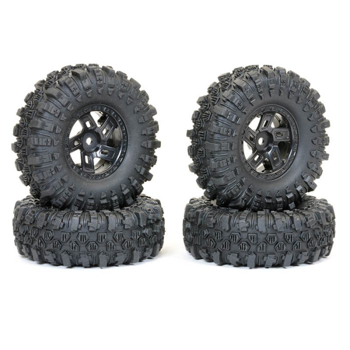 FTX 1/18 SUPERSOFT XL GATOR 68MM MOUNTED TYRES (4) - Image 1