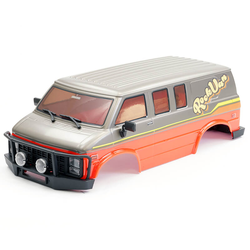 image FTX OUTBACK MINI XP ROCK VAN FINISHED BODY SET ( GREY ) - Image 1
