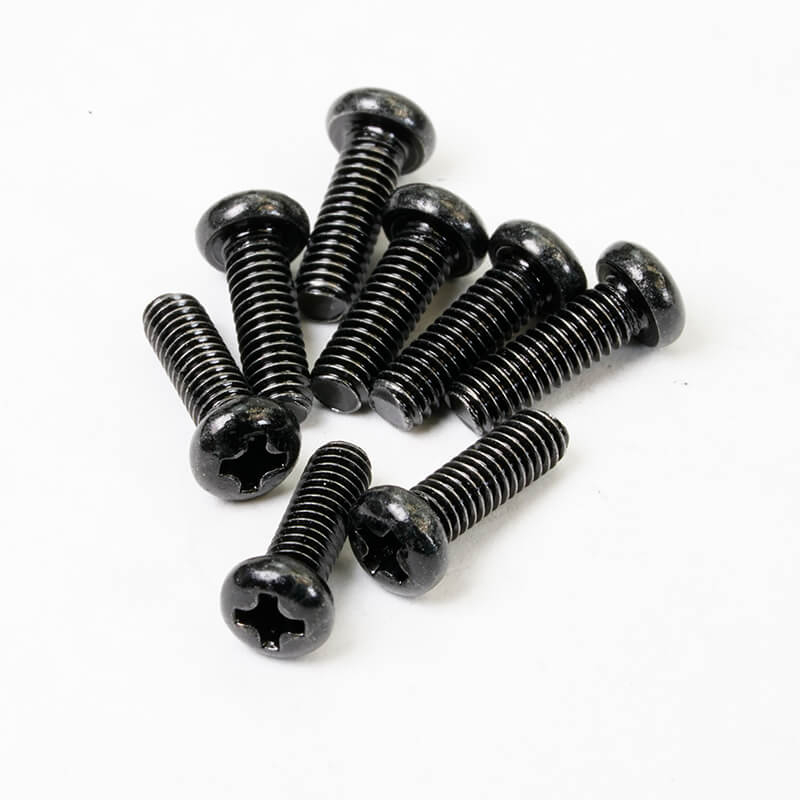 image FTX OUTBACK RANGER XC ROUND HEAD M2.5 X 8MM SCREWS (8PC) - Image 1