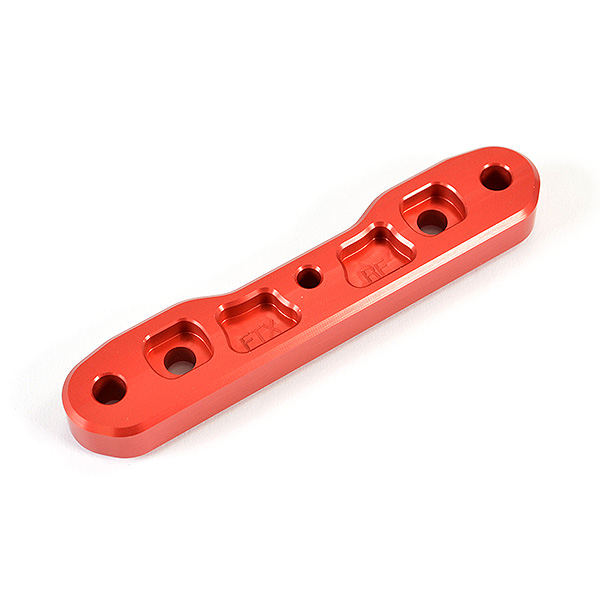 image FTX DR8 REAR FR ALUMINIUM LOWER CNC SUSPENSION MOUNT - RED - Image 1