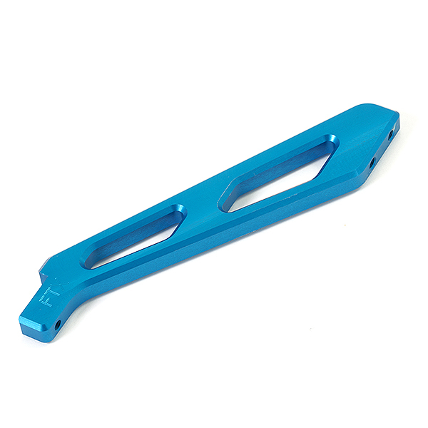 image FTX DR8 FRONT ALUMINIUM CNC CHASSIS BRACE - BLUE - Image 1