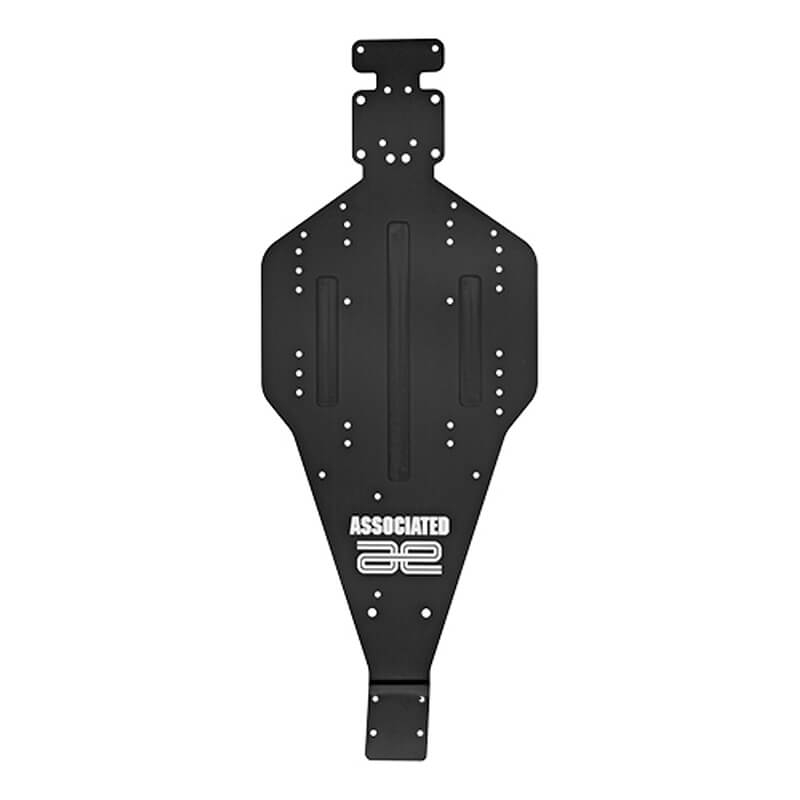 image TEAM ASSOCIATED RC10 BALLSTUDS CHASSIS BLACK ALUMINIUM - Image 1