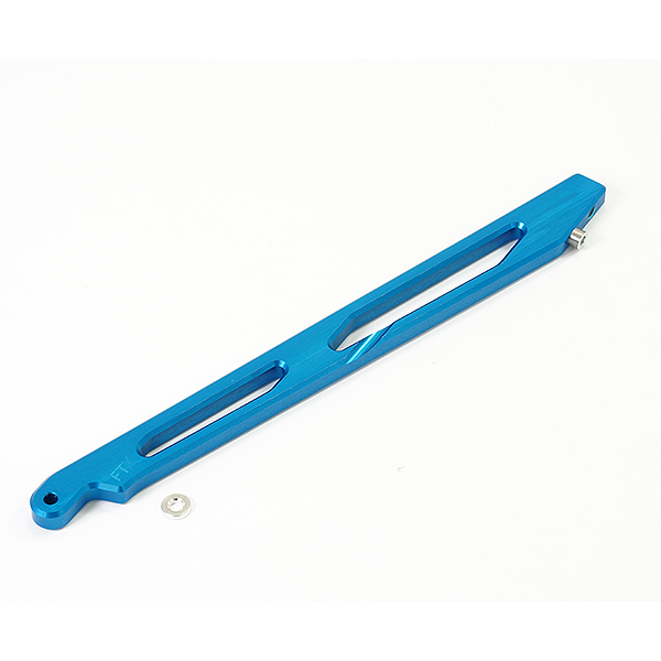 image FTX DR8 REAR ALUMINIUM CNC CHASSIS BRACE - BLUE - Image 1