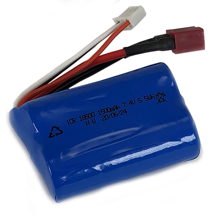 image FTX TRACER HI-CAPACITY LI-ION 7.4V 1500MAH BATTERY PACK (FOR BRUSHED) WITH DEANS CONNECTOR - Image 1