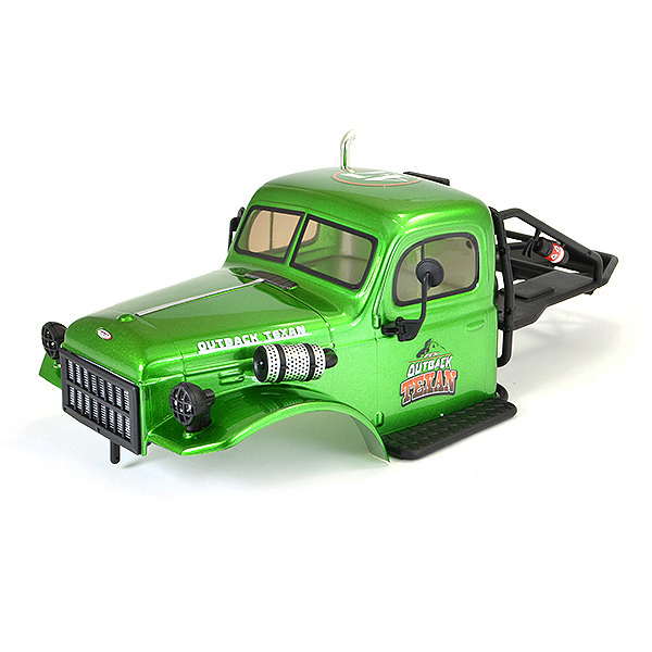 image FTX TEXAN 1/10 CAB BODYSHELL & ROLL CAGE ASSEMBLY - GREEN - Image 1