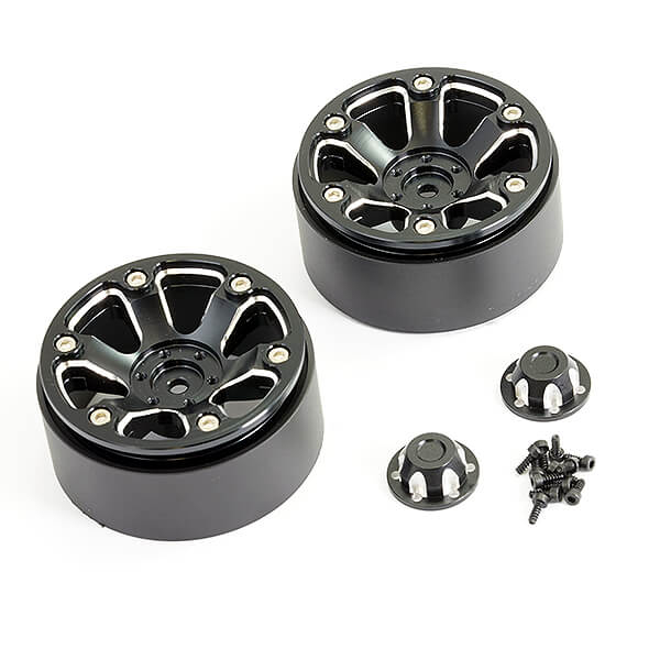 image FTX TEXAN 1/10 ALUMINIUM BEADLOCK 6-SPOKE WHEELS (PR) - Image 1