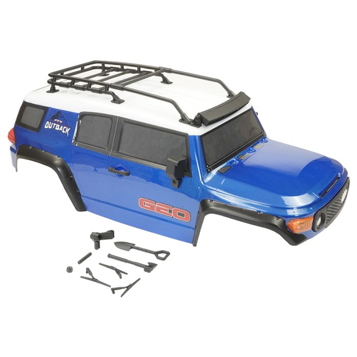 FTX OUTBACK GEO 4x4 ASSEMBLED BODY W/ACCESSORIES - BLUE - Image 1